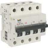 IEK ARMAT Автоматический выключатель M10N 4P B 10А