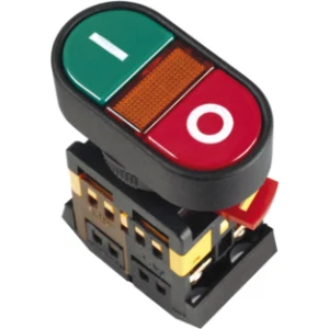 IEK Кнопка APВВ-22N "I-O" d=22мм неон/240В 1з+1р - BBD10-APBB-K51 IEK Кнопка APВВ-22N "I-O" d=22мм неон/240В 1з+1р - BBD10-APBB-K51