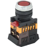 IEK Кнопка ABLFS-22 красный d=22мм неон/240В 1з+1р