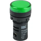IEK Лампа AD22DS(LED)матрица d=22мм зеленый 24В AC/DC