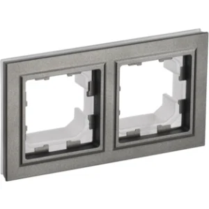 IEK BRITE Рамка 2-местная IP44 РУ-2-БрШ-44 шампань - BR-M22-44-K37 IEK BRITE Рамка 2-местная IP44 РУ-2-БрШ-44 шампань - BR-M22-44-K37