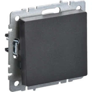 IEK BRITE Выключатель 1-клавишный самовозвратный 10А ВС10-1-4-БрЧ черный - BR-V14-0-10-K02 IEK BRITE Выключатель 1-клавишный самовозвратный 10А ВС10-1-4-БрЧ черный - BR-V14-0-10-K02