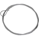 IEK Трос стальной с петлей 1м