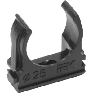 IEK Держатель с защёлкой CF25 черный (10шт/компл) - CTA10D-CF25-K02-010 IEK Держатель с защёлкой CF25 черный (10шт/компл) - CTA10D-CF25-K02-010