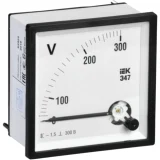 IEK Вольтметр аналоговый Э47 300В класс точности 1,5 72х72мм