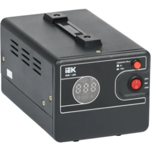 IEK Стабилизатор напряжения переносной HUB 1кВА - IVS21-1-001-13 IEK Стабилизатор напряжения переносной HUB 1кВА - IVS21-1-001-13