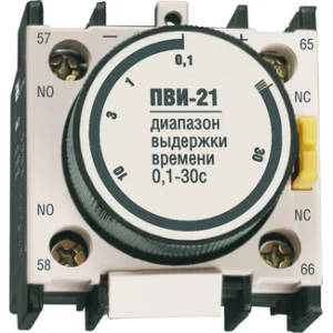 IEK Приставка ПВИ-13 задержка на включение 0,1-3сек 1з+1р - KPV10-11-3 IEK Приставка ПВИ-13 задержка на включение 0,1-3сек 1з+1р - KPV10-11-3