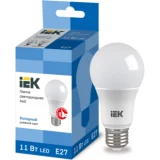 IEK Лампа светодиодная A60 шар 11Вт 230В 6500К E27