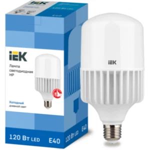 IEK Лампа светодиодная HP 120Вт 230В 6500К E40 - LLE-HP-120-230-65-E40 IEK Лампа светодиодная HP 120Вт 230В 6500К E40 - LLE-HP-120-230-65-E40