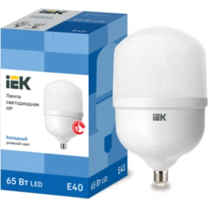 IEK Лампа светодиодная HP 65Вт 230В 6500К E40 - LLE-HP-65-230-65-E40 IEK Лампа светодиодная HP 65Вт 230В 6500К E40 - LLE-HP-65-230-65-E40