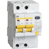 IEK Дифференциальный автоматический выключатель АД12 2р 40А 10мА