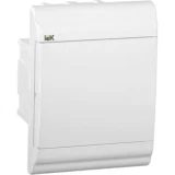 IEK Бокс ЩРВ-П-4 модуля встраиваемый пластик IP41 PRIME белая дверь