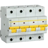 IEK Автоматический выключатель ВА47-150 4Р 63А 15кА C