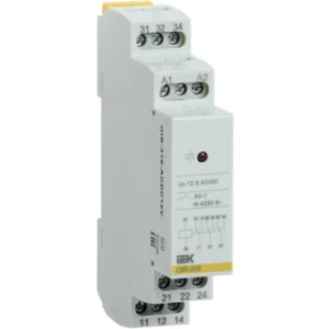 IEK Реле промежуточное модульное OIR 3 контакта 16А 12В AC/DC - OIR-316-ACDC12V IEK Реле промежуточное модульное OIR 3 контакта 16А 12В AC/DC - OIR-316-ACDC12V
