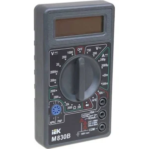 IEK Мультиметр цифровой UNIVERSAL M830B - TMD-2B-830 IEK Мультиметр цифровой UNIVERSAL M830B - TMD-2B-830