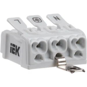 IEK Клемма пружинная соединительная КСПз3-L+N+PE - UKZ-B06-3P-F0-E1-10 IEK Клемма пружинная соединительная КСПз3-L+N+PE - UKZ-B06-3P-F0-E1-10