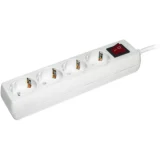 IEK Удлинитель У04К-выкл. 4 места 2P+PE/5м 3х1мм2 16А/250В