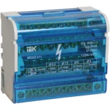 IEK Шины на DIN-рейку в корпусе (кросс-модуль) ШНК 4х11 3L+PEN