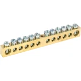 IEK Шина PEN "земля-ноль" 8х12мм 12/1 (12групп/крепеж по центру)